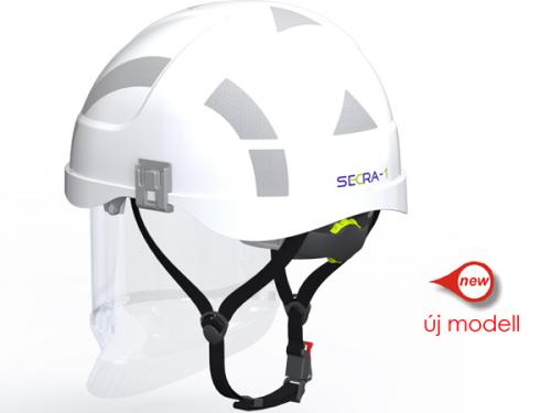 Helmet with built-in visor for electricians